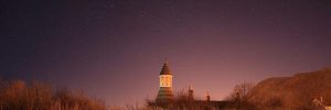 The Towers at night